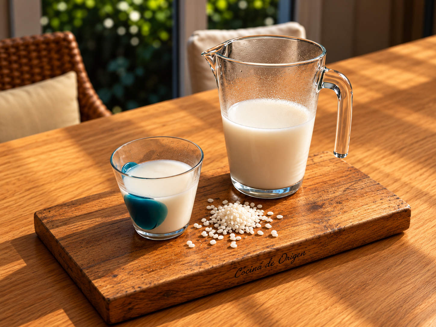 Leche de arroz casera
